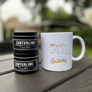 Happy Birthday - mug & candle - Gift Set