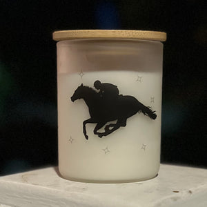 Frosted Glass 10oz RACEHORSE